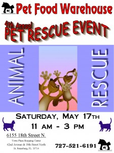 Pet Food Warehouse 4th Annual Pet Rescue Event @ Pet Food Warehouse | St. Petersburg | Florida | United States